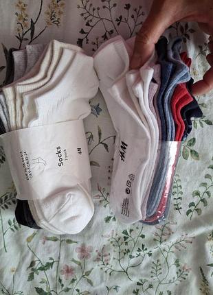 Женские носки h&amp;m 36/38 размера 7 пар
