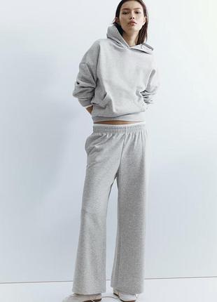 H&m широкі літні джогери двонитка нові останній розмір xxl