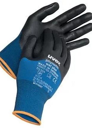 Защитные перчатки uvex phynomic wet plus 09