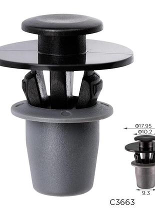 Кліпси c3663 обшивка дверей, молдинг vw, seat, audi, skoda, citroen, peugeot 5j0853573( уп. 100 шт nai