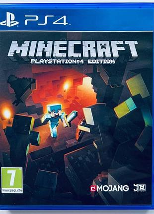 Minecraft playstation 4 edition, б/в, російські субтитри - диск для playstation 4