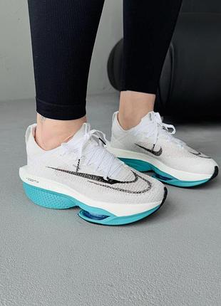 😍 кроссовки женские nike air zoom alphafly next% 2 white/blue