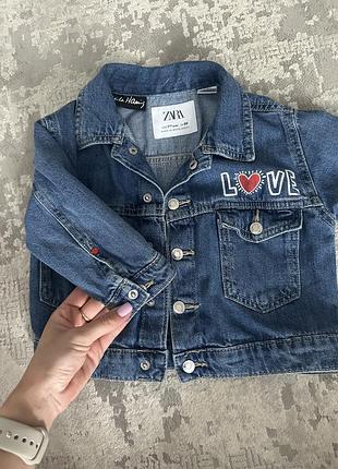 Джинсовка zara стан ідеальний