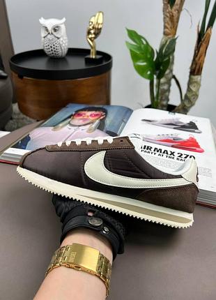 Мужские кроссовки nike cortez brown beige 41-42-43-44-45