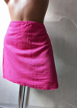 Юбка из льна от h&amp;m