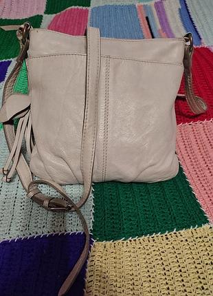 Шкіряна крос боді від clarks