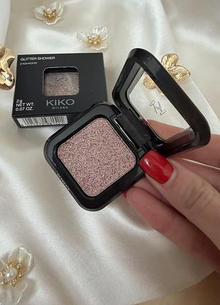 Глітерні тіні для повік kiko milano glitter shower eyeshadow 08 into the rose