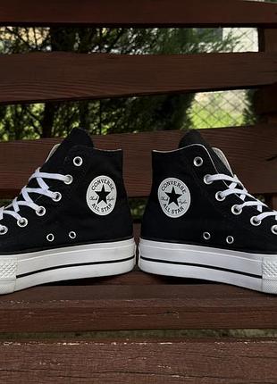 Оригінальні кеди converse platform chuck taylor all star lift hi blac