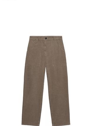 Штани zara нові вельветові штани zara з колекції zw collection