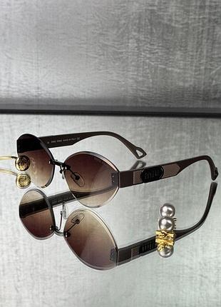 Женские очки miu brown 4 дл7230