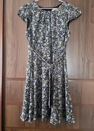 Легкое цветочное платье-миди billie &amp; blossom (dorothy perkins) petite с прядкой р. 46 (xl / uk 18)