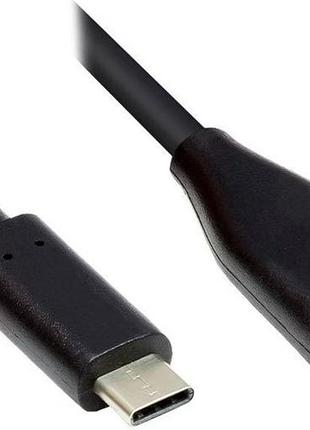Кабель usb 3.0 type-a — usb type-c 3 м, 5 гбіт/с, чорний, good connections (alcasa)