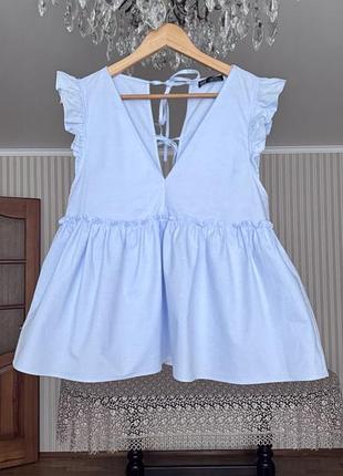 Блузка с баской zara trafaluc.