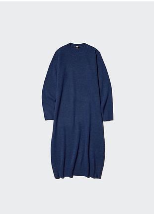 Сукня з мʼякої пряжі суфле uniqlo soufflé yarn dress