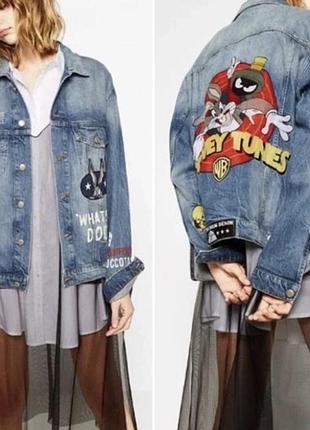 Джинсовий жакет zara