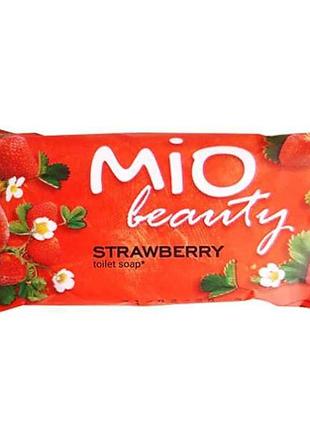 Мыло туалетное детское с ароматом клубники 125г тм mio beauty