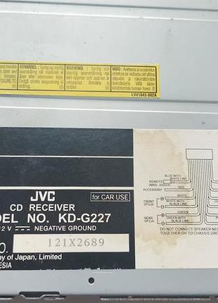 Аудиомагнитола jvc 3
