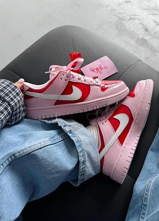 😍 кросівки жіночі nike dunk low be me/valentines day