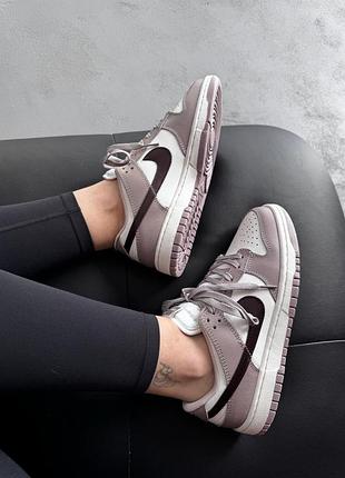 😍 кроссовки женские nike dunk low sail plum eclipse