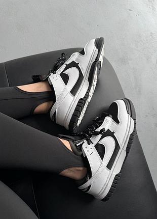 😍 кроссовки женские nike air dunk jumbo remastered black/white