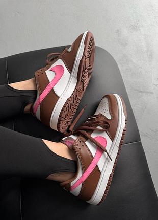 😍 кросівки жіночі nike sb dunk smokey mauve playful pink