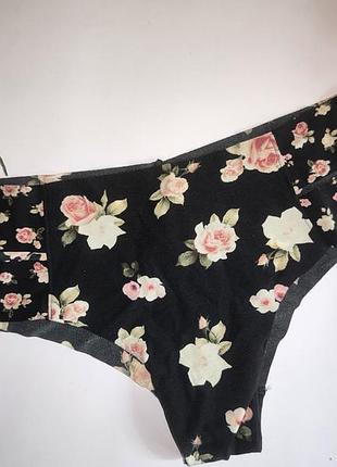 Бесшовные трусики pink victoria’s secret виктория секрет