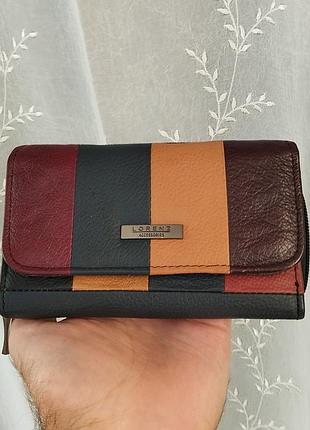 Женский кожаный кошелек lorenz accessories — натуральная кожа наппа (rfid-защита)