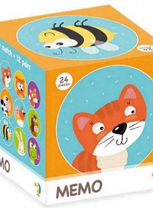Настольная игра 300145 "мемо. животные" dodo