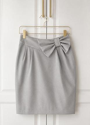 Спідниця сіра юбка zara bershka h&m