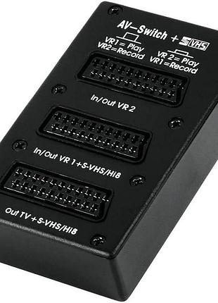 Переключатель scart с 3-мя разъемами