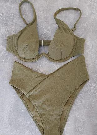 Купальний хакі розмір xs,s фірми h&m