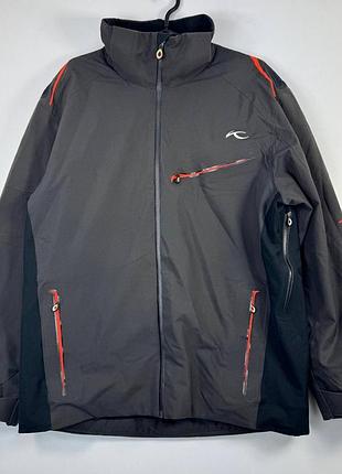Kjus storm hood лижна мембранна куртка чорна l 52 оригінал