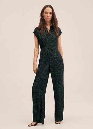 Брючный комбинезон из вискозы mango - s, m, l