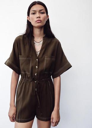 Короткий комбинезон zara - m, l