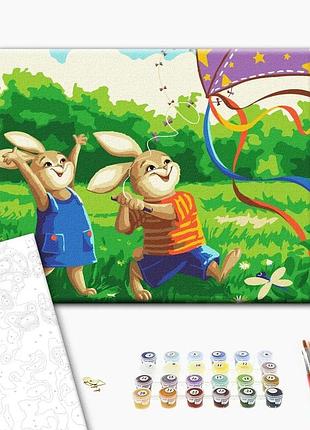 Картина за номерами "ігри на природі © yuliia chirka" kbs0128 30×40 см