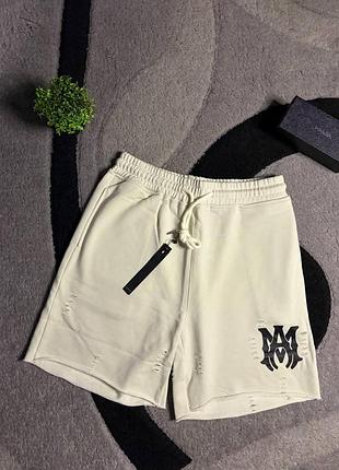 Шорты amiri мужские светлые шорты амири мужские летние повседневные (s-xl)