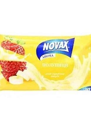 Мило туалетне aroma полуниця 140г тм novax