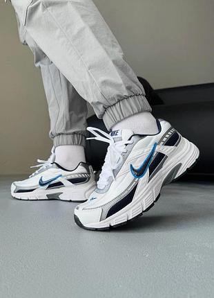 Кроссовки мужские nike initiator white/gray/blue