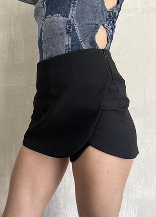 Спідниця-шорти zara, розмір s/ mex 26, на блискавці збоку