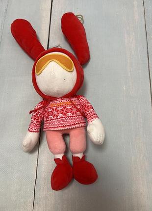 Мягкая игрушка заяц