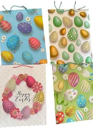 Пакет великодній m retro easter 26*32*10см r40802-m тм stenson