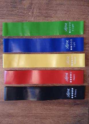 Фитнес резинки/набор резинок для фитнеса/резинки для тренировок/ленты для йоги