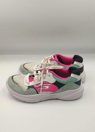 Оригінальні кросівки skechers meridian у стилі colorblock, розмір 37