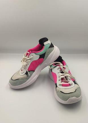 Оригинальные кроссовки skechers meridian в стиле colorblock, размер 37