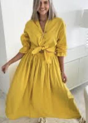 Льняний костюм zara оригінал, батал