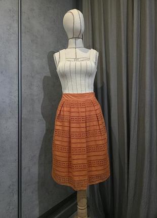Weekend max mara юбка прошва кружево вышивка юбка с карманами polo ralph lauren