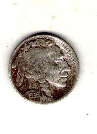 Сша 5ment, 1935 год buffalo nickel буфало no3755
