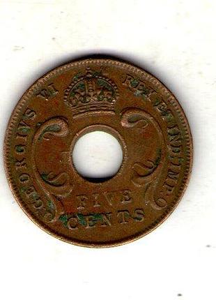 Британская восточная африка георг vi 548, 1943 год бронза, 6.32g, ø 26mm no3744