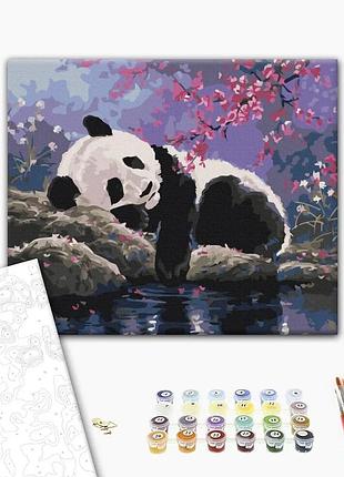 Картина за номерами "солодкий сон панди" bs25108l 48×60 см