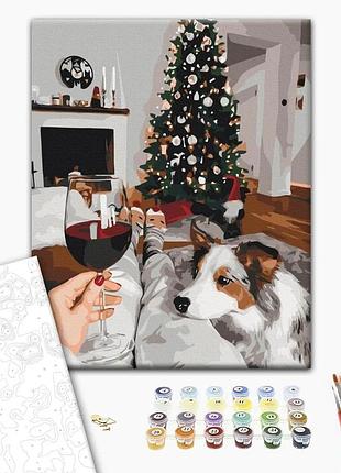 Картина за номерами "свято починається ©оксана воробій" bs53377 40×50 см